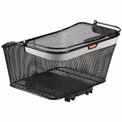 KLICKfix City Basket Reflect, Arrière, Panier de vélo, Noir, 20 L, 10 kg, 400 mm