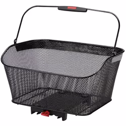 KLICKfix City Basket Reflect Arrière Panier de vélo 20 L Noir