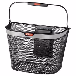 KLICKfix Uni Reflect, Devant, Panier de vélo, Noir, 16 L, 7 kg, 260 mm