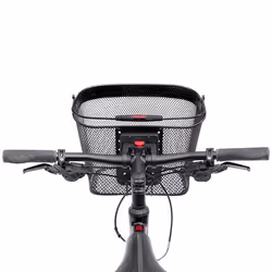 KLICKfix Uni Reflect Devant Panier de vélo 16 L Noir