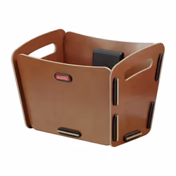 Panier de vélo au cintre en bois Klickfix
