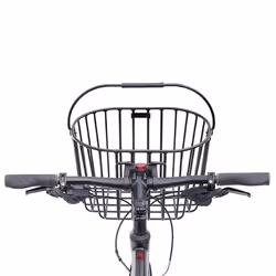 KLICKfix Alumino Devant Panier de vélo 16 L Aluminium Noir