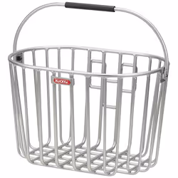 KLICKfix Alumino, Devant, Panier de vélo, Aluminium, Argent, 16 L, 7 kg