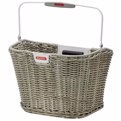 KLICKfix Structura, Devant, Panier de vélo, Plastique, Gris, 16 L, 5 kg