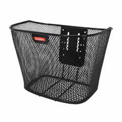 Panier vélo avant acier nid abeille avec platine fixe Klickfix VEA-E-Bike