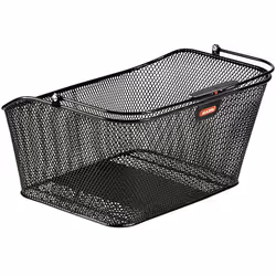 KLICKfix Panier City, Arrière, Panier de vélo, Noir, 20 L, 10 kg, 300 mm