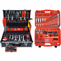 Cette mallette à outils est conçue pour un usage professionnel ou pour les bricoleurs particulièrement exigeants. Les outils  ...