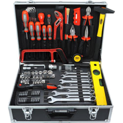 759-63 Boite à Outils - Coffret à Outils - Malette à Outils en Aluminium - 126-Pièces - Famex