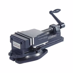 Optimum - tau de fraisage avec base tournante largeur des mors 100 mm ouverture maximale 62 mm hauteur des mors 30 mm FMS100