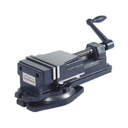 Optimum - tau de fraisage avec base tournante largeur des mors 100 mm ouverture maximale 62 mm hauteur des mors 30 mm FMS100