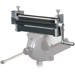 Optimum - Rouleuse manuelle à 3 rouleaux largeur du travail 320 mm épaisseur jusque 1 mm en acier pour étau d'établi BM3