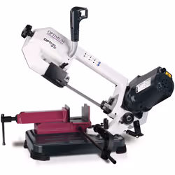 Optimum - Scie à ruban à onglet OPTIsaw sp 13V avec ruban de scie bimétal, butée de matériau
