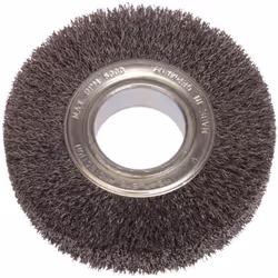 DESCRIPTION: Brosses rondes pour touret à meuler Avantages: Fil d'acier à haute résistance Fabriqué en Allemagne Convient pou ...