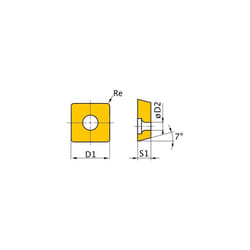 Optimum - hm Inserts - scmt 060204 Couteaux une 3441761 optimale