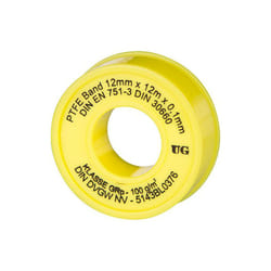 Fermit - Ruban d'isolation ptfe FRp (filet a pas grossier) - 1 pce noyau jaune/ gaine jaune