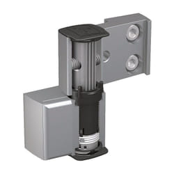Hahn - Paumelle 2 lames pour menuiserie aluminium sans fixation axe à 20 mm entraxe 62,5 mm noir mat 9005