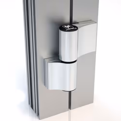 Hahn - M9031W000 - Lot de 2 bandes de porte en argent massif avec vis dancrage 20/625/58 mm en aluminium anodise
