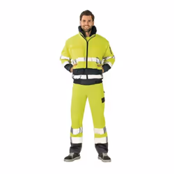 EN 20471+A1 cl. 3, EN 343 cl. 3, EN 343 cl. 1 · 2 couleurs · Tissu extérieur : 100 % polyester, revêtu PU, coutures contrecol ...