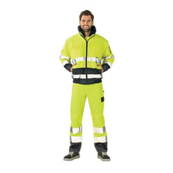 Veste confort de signalisation taille xl jaune/marine 100 % pes