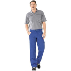 Planam - Pantalon à ceinture Cargo BW290 taille 52 bleu granuleux 100 % co