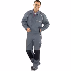 65 % polyester / 35 % coton Reliure en toile env. 320 g/m envers du tissu très respirant, particulièrement résistant, résista ...