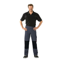 Pantalon à ceinture Canvas 320 taille 50 gris/noir 65 % pes / 35 % coton
