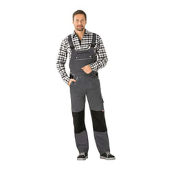 Planam - Salopette Canvas 320 taille 50 gris/noir 65 % pes / 35 % coton