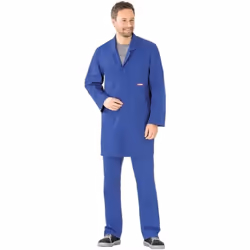 100 % coton, env. 290 g/m Individuel pour chaque poste de travail col avec revers 2 poches latérales 1 poche poitrine 1 poche ...