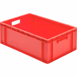 Boîte de transport TK 600/210-0 Murs/étage fermé - Convient à partir de la nourriture en polypropylène est conforme aux lois  ...