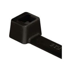 Hellermanntyton - 111-03260 T30R-W-BK-C1 Serre-câble 150 mm 3.50 mm noir résistant aux intempéries 100 pc(s) S16938