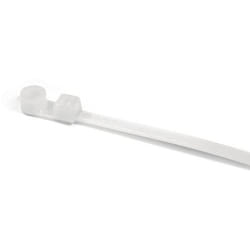 Hellermann Tyton T50ML serre-câbles Serre-câble à vis Polyamide Blanc 100 pièce(s)
