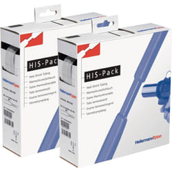 Hellermanntyton - 300-30163 Gaine thermorétractable sans colle transparent 1.60 mm 0.80 mm Taux de retreint:2:1 10 m