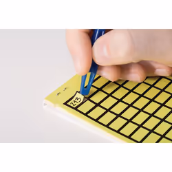 Hellermann Tyton 598-92527 étiquette à imprimer Jaune Imprimante d'étiquette adhésive