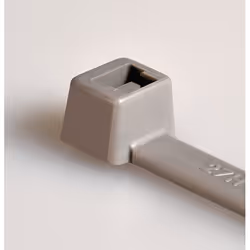 Hellermann Tyton T80R, Polyamide, Gris, 5,5 cm, 355 N ( 1 kilogrammeforce = 9,81 Newton), V2, -40 - 85 °C