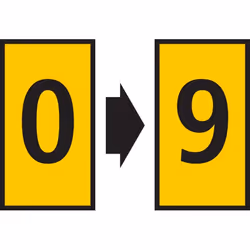 Hellermann Tyton 561-02101 range-câbles et serre-câbles Jaune 1000 pièce(s)