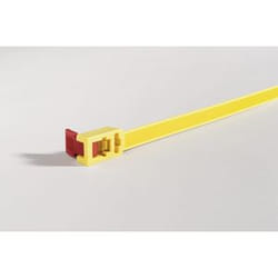 Hellermann Tyton serre-câbles Polyamide Rouge, Jaune 25 pièce(s)