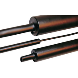 Hellermanntyton - 323-10500 Gaine thermorétractable sans colle noir 50 mm 16 mm Taux de retreint:4:1 1 m