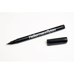 Hellermann Tyton 500-50820 marqueur indélébile Pointe ogive Noir 2 pièce(s)