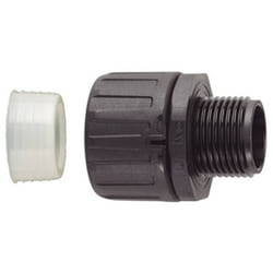 166-21603 HGL21-S-M20 Raccord de tuyau noir M20 16.70 mm droit 1 pc(s) - Hellermanntyton