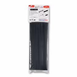 Hellermann Tyton 308-31210, Gaine thermorétrécissable, Noir, 20 cm, 1,2 cm, 10 pièce(s), 4 mm