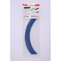 Hellermann Tyton 308-30161, Gaine thermorétrécissable, Bleu, 20 cm, 1,5 mm, 10 pièce(s), 0,5 mm