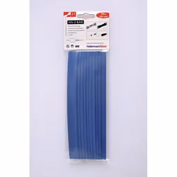 Hellermann Tyton 308-31212, Gaine thermorétrécissable, Bleu, 20 cm, 1,2 cm, 10 pièce(s), 4 mm