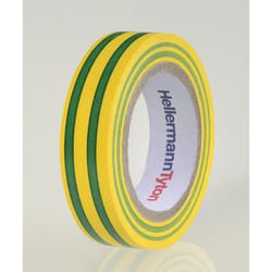 Hellermann Tyton HTAPE-FLEX15-15x10 10 m PVC Vert/jaune