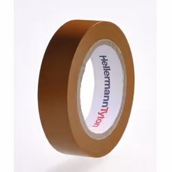 Hellermann Tyton HTAPE-FLEX15-15x10, Marron, Mettre en lots, Attacher, Fabriquer de maniere artisanale, Marquer, Réparer, Ren ...