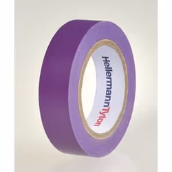 Hellermann Tyton HTAPE-FLEX15-15x10, Violet, Mettre en lots, Attacher, Fabriquer de maniere artisanale, Marquer, Réparer, Ren ...