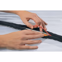 Hellermann Tyton 170-01000, Gaine isolante tressée, Polyester, Noir, 1 pièce(s)