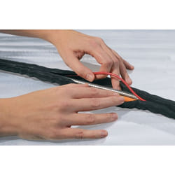 Hellermann Tyton 170-01002 isolant de câble Gaine isolante tressée Noir 1 pièce(s)