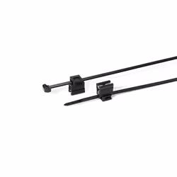 Hellermann Tyton 156-01153, Polyamide, Noir, 4,5 cm, 225 N ( 1 kilogrammeforce = 9,81 Newton), V2, -40 - 85 °C