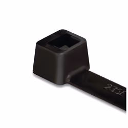 Hellermann Tyton T30R, Polyamide, Noir, 3,5 cm, 130 N ( 1 kilogrammeforce = 9,81 Newton), BV 03856/H0 BV, IEC 62275, 150 mm