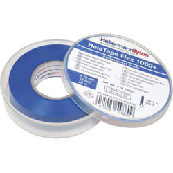 Ruban isolant HelaTape Flex 1000+ Hellermanntyton 710-10603 bleu (l x l) 20 m x 19 mm 1 pc(s)